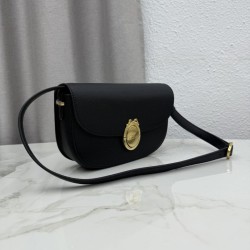 Replica fedele Borsa a tracolla Dior Medallion M3920 nera Imitazione Outlet