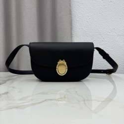 Replica fedele Borsa a tracolla Dior Medallion M3920 nera Imitazione Outlet