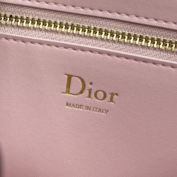 Replica fedele Borsa a tracolla Dior Médaillon 23cm M3920 Rosa Imitazione Outlet