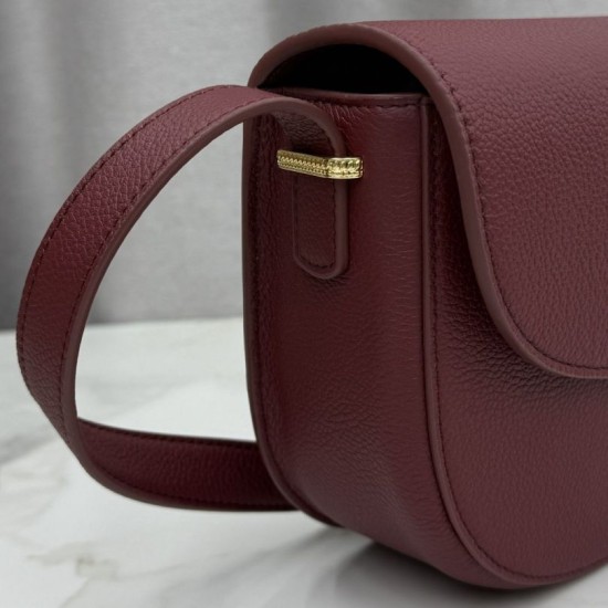 Replica fedele Borsa a tracolla Dior Medallion 23cm M3920 Borgogna Imitazione Outlet