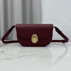 Replica fedele Borsa a tracolla Dior Medallion 23cm M3920 Borgogna Imitazione Outlet