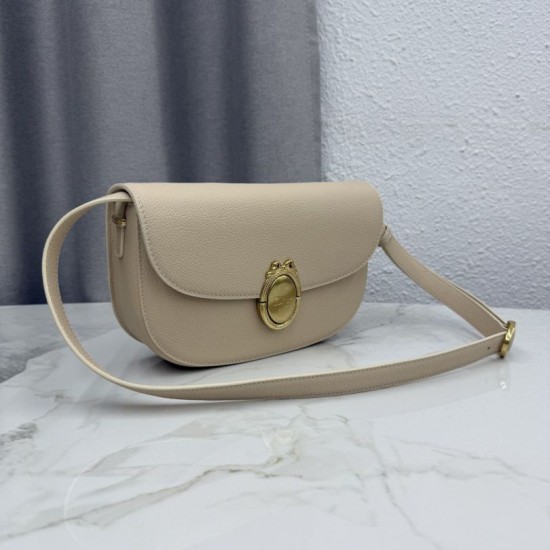 Replica fedele Borsa a tracolla Dior Medallion 23cm M3920 albicocca Imitazione Outlet