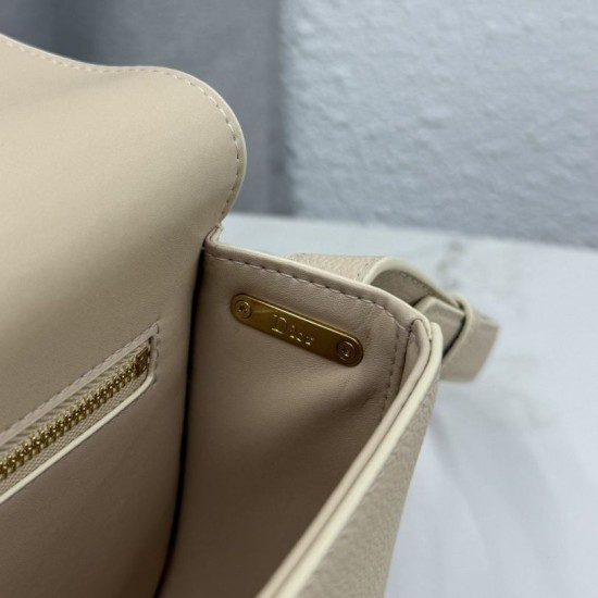 Replica fedele Borsa a tracolla Dior Medallion 23cm M3920 albicocca Imitazione Outlet
