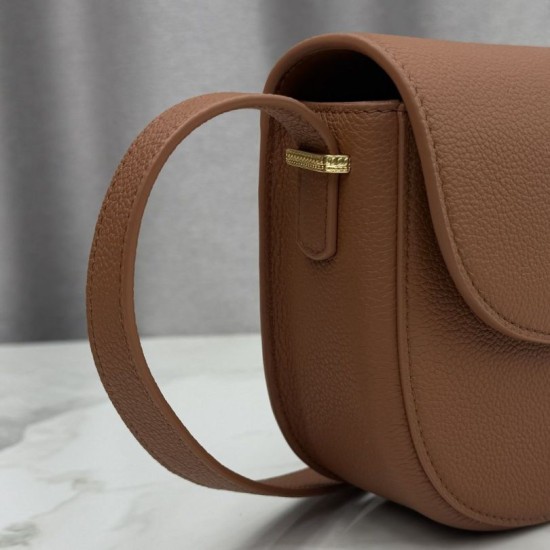 Replica fedele Borsa a tracolla Dior Medallion 23cm M3920 Marrone Imitazione Outlet