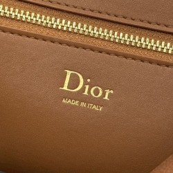 Replica perfetta Borsa a tracolla Dior Médaillon 23cm M3920 Marrone Falsa Online Replica fedele Borsa a tracolla Dior Médaillon 23cm M3920 Marrone Imitazione Outlet