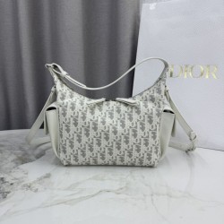 Replica fedele Borsa a tracolla/a spalla Dior D-Dream Dior Oblique M6323 beige Imitazione Outlet