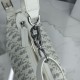 Replica fedele Borsa a tracolla piccola Dior D-Journey M2416 beige/grigio Imitazione Outlet
