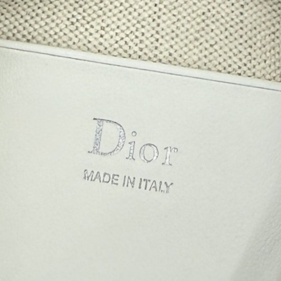 Replica perfetta Pochette Dior Oblique Bow Chain S2504 beige/grigio Falsa Online Replica fedele Pochette Dior Oblique Bow Chain S2504 beige/grigio Imitazione Outlet