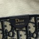 Replica fedele Pochette Dior Nomad S2424 Oblique Blu  Imitazione Outlet