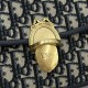 Replica fedele Borsa a tracolla Dior Medallion M3920 Oblique Blu Imitazione Outlet
