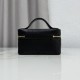 Replica fedele Borsa a mano Dior Trianon Soft Vanity Mini Chain S4613 Nera Imitazione Outlet