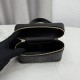 Replica fedele Borsa a mano Dior Trianon Soft Vanity Mini Chain S4613 Nera Imitazione Outlet