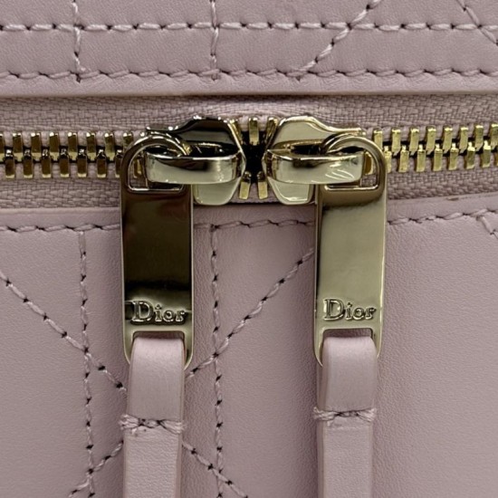 Replica perfetta Borsa a mano Dior Trianon Soft Vanity Mini Chain S4613 Rosa Falsa Online Replica fedele Borsa a mano Dior Trianon Soft Vanity Mini Chain S4613 Rosa Imitazione Outlet