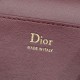 Replica fedele Borsa a mano Dior Trianon Soft Vanity Mini Chain S4613 Borgogna Imitazione Outlet