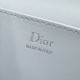 Replica fedele Borsa a mano Dior Trianon Soft Vanity Mini Chain S4613 Blu Imitazione Outlet