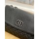Replica fedele Borsa Chanel trapuntata media con tracolla a catena nero Imitazione Outlet
