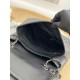 Replica fedele Borsa Chanel trapuntata media con tracolla a catena nero Imitazione Outlet