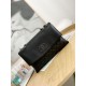 Replica fedele Borsa Chanel trapuntata media con tracolla a catena nero Imitazione Outlet