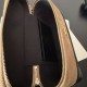 Replica fedele Borsa da viaggio Chanel 26P con catena AP5186 scamosciata marrone Imitazione Outlet