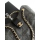Replica fedele Borsa shopping Chanel 2026 rafia intrecciata AS6090 albicocca Imitazione Outlet