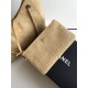 Replica fedele Borsa shopping Chanel 2026 rafia intrecciata AS6090 Nero Imitazione Outlet