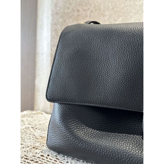 Replica fedele Borsa Chanel Souplissimo Maxi Flap AS6233 Nera Imitazione Outlet