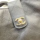 Replica fedele Borsa shopping Chanel piccola/grande AS6095/AS6090 con pochette nera Imitazione Outlet