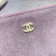 Replica fedele Borsa shopping Chanel piccola/grande AS6095/AS6090 con pochette Borgogna Imitazione Outlet