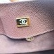 Replica fedele Borsa shopping Chanel piccola/grande AS6095/AS6090 con pochette Borgogna Imitazione Outlet