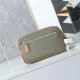 Replica fedele Pochette da viaggio Prada nylon/pelle saffiano oliva Imitazione Outlet