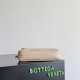 Replica fedele Borsa a spalla Bottega Veneta Madison Intrecciato Ecru-Muse Imitazione Outlet