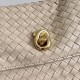 Replica fedele Borsa a spalla Bottega Veneta Madison Intrecciato Ecru-Muse Imitazione Outlet