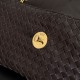 Replica fedele Borsa a tracolla Madison di Bottega Veneta intrecciata Borgogna Imitazione Outlet