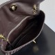 Replica fedele Borsa a tracolla Madison di Bottega Veneta intrecciata Borgogna Imitazione Outlet