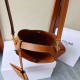 Replica fedele Borsa a tracolla Celine Small Teen Hobo con portamonete marrone Imitazione Outlet