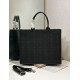 Replica fedele Borsa Dior media Book Tote con tracolla api nero Imitazione Outlet