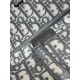 Replica fedele Borsa a tracolla Dior Saddle Oblique ricamata grigia Imitazione Outlet
