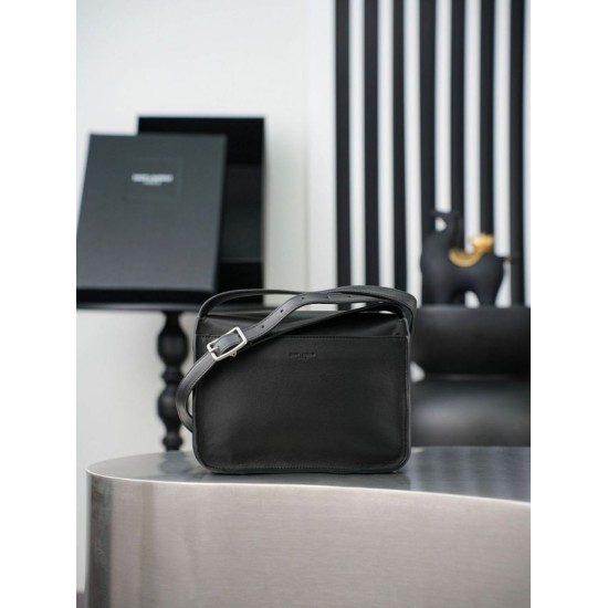 Replica fedele Borsa a tracolla piccola YSL Saint Laurent Niki Besace Nero Imitazione Outlet