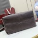 Replica fedele Borsa a tracolla grande Gucci Brera 866938 Caffè Imitazione Outlet