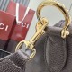 Replica fedele Borsa a tracolla grande Gucci Brera 866938 Caffè Imitazione Outlet