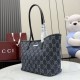 Replica fedele Borsa tote piccola Gucci Tribeca 875236 GG denim blu Imitazione Outlet