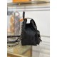 Replica fedele Zaino LV modello M47072 con chip MB163c premium Nero Imitazione Outlet