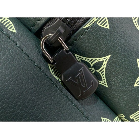 Replica fedele Zaino Louis Vuitton Discovery PM M27230 verde scuro Imitazione Outlet
