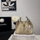 Replica Perfetta Borsa a secchiello Chanel Hobo con coulisse AS5293 Beige Imitazione Outlet