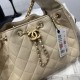 Replica Perfetta Borsa a secchiello Chanel Hobo con coulisse AS5293 Beige Imitazione Outlet