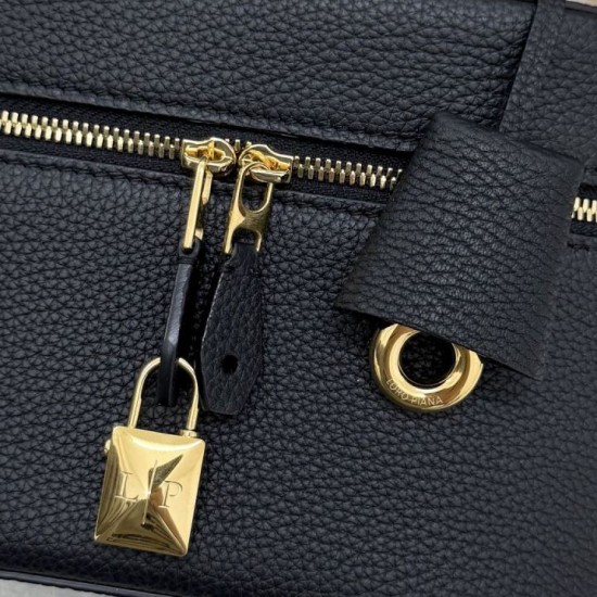 Replica Perfetta Borse Trousse extra Loro Piana 8262 nero Imitazione Outlet