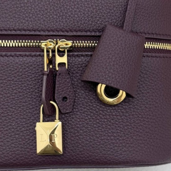 Replica Perfetta Borsa Loro Piana Extra Vanity Case Borgogna Imitazione Outlet