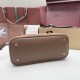Replica Perfetta Borsa a tracolla piccola Loro Piana scamosciata marrone lama Imitazione Outlet
