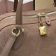 Replica Perfetta Borsa a tracolla piccola Loro Piana scamosciata marrone lama Imitazione Outlet