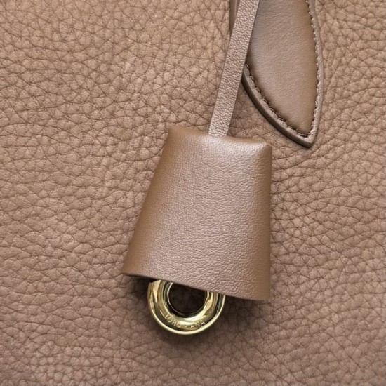 Replica Perfetta Borsa a tracolla piccola Loro Piana scamosciata marrone lama Imitazione Outlet